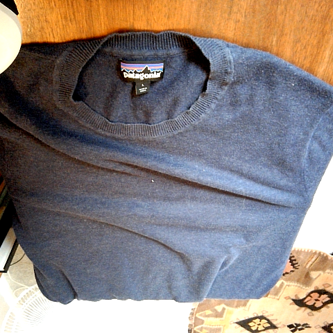 Patagonia Sweater Large Blue
