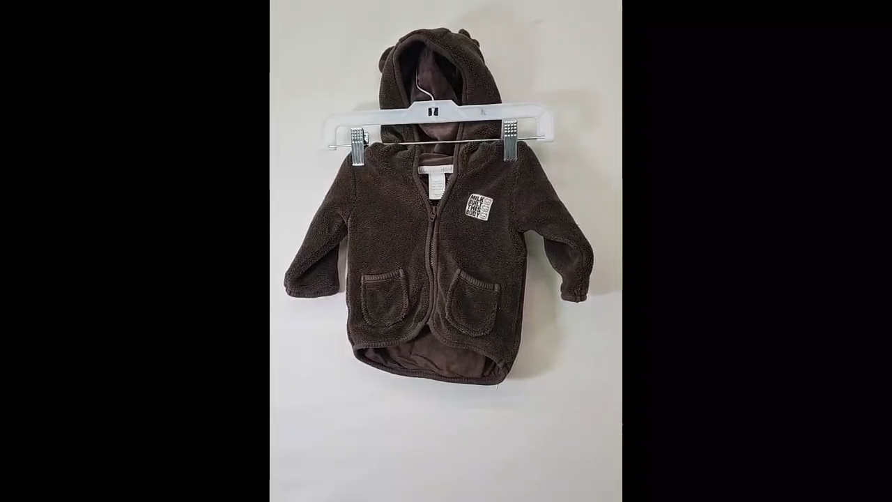 Milk Built This Body Hoodie Size 2-4 MO