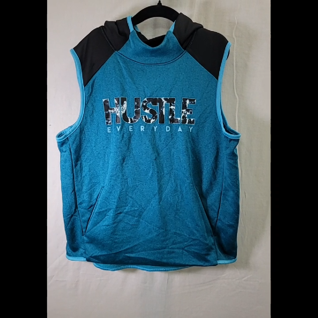 Kid's Old Navy Teal Teal Blue Hoodie Vest Size M