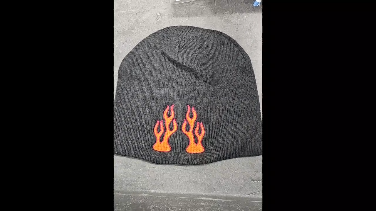 Gray Flame Beanie