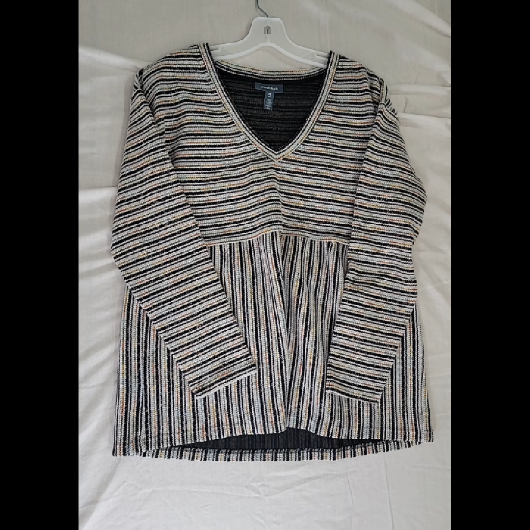 ModCloth Multicolor Striped Sweater in Size M