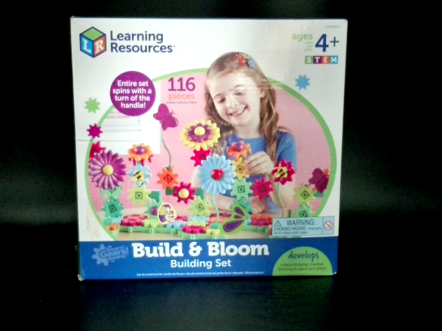 Gears! Gears! Build & Bloom Building Set STEM 116 Pieces