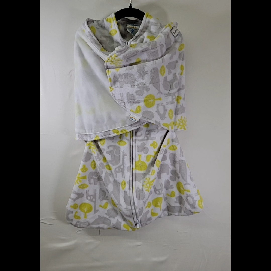 HALO SleepSack - Small - Gray and Yellow Fleece