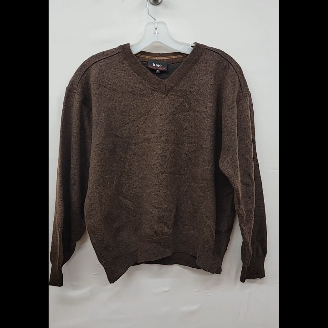 hajo Brown V-Neck Sweater Size S