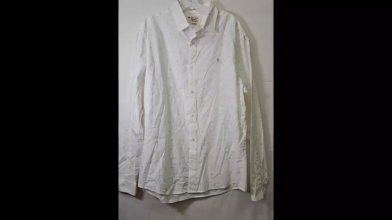 Original Penguin Heritage White Shirt Size 2X