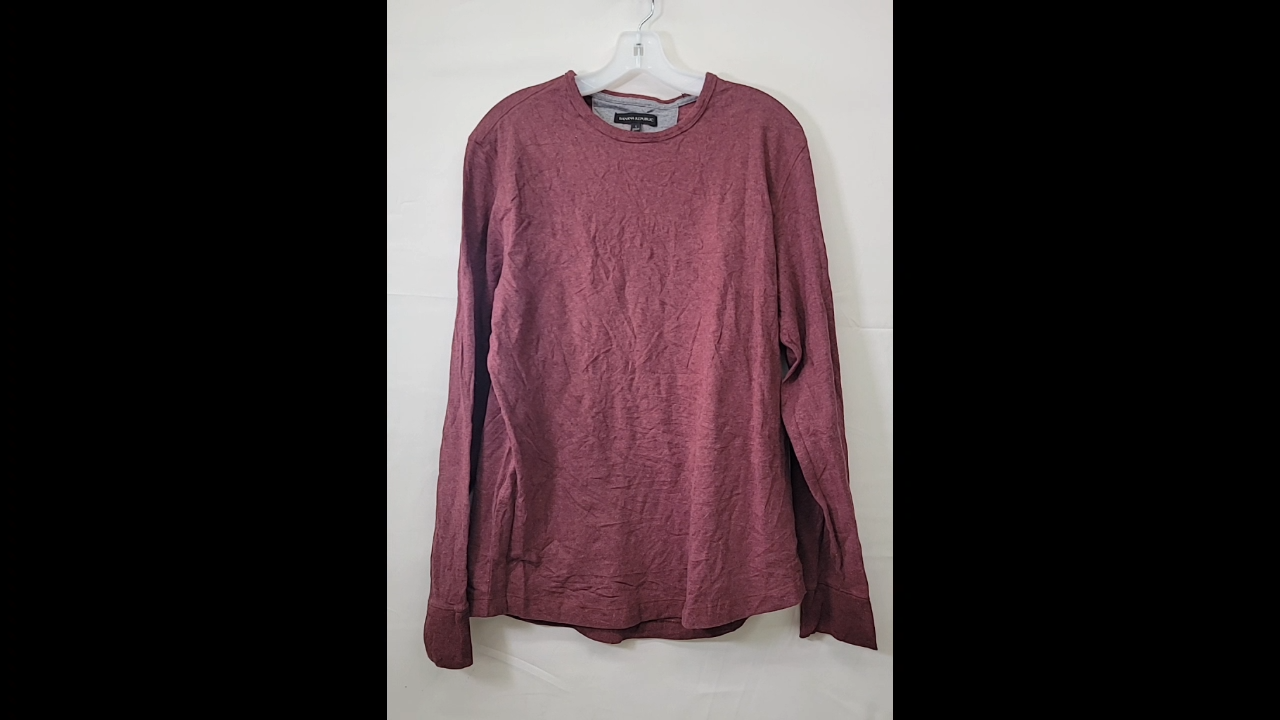 Banana Republic Burgundy Long Sleeved Size L