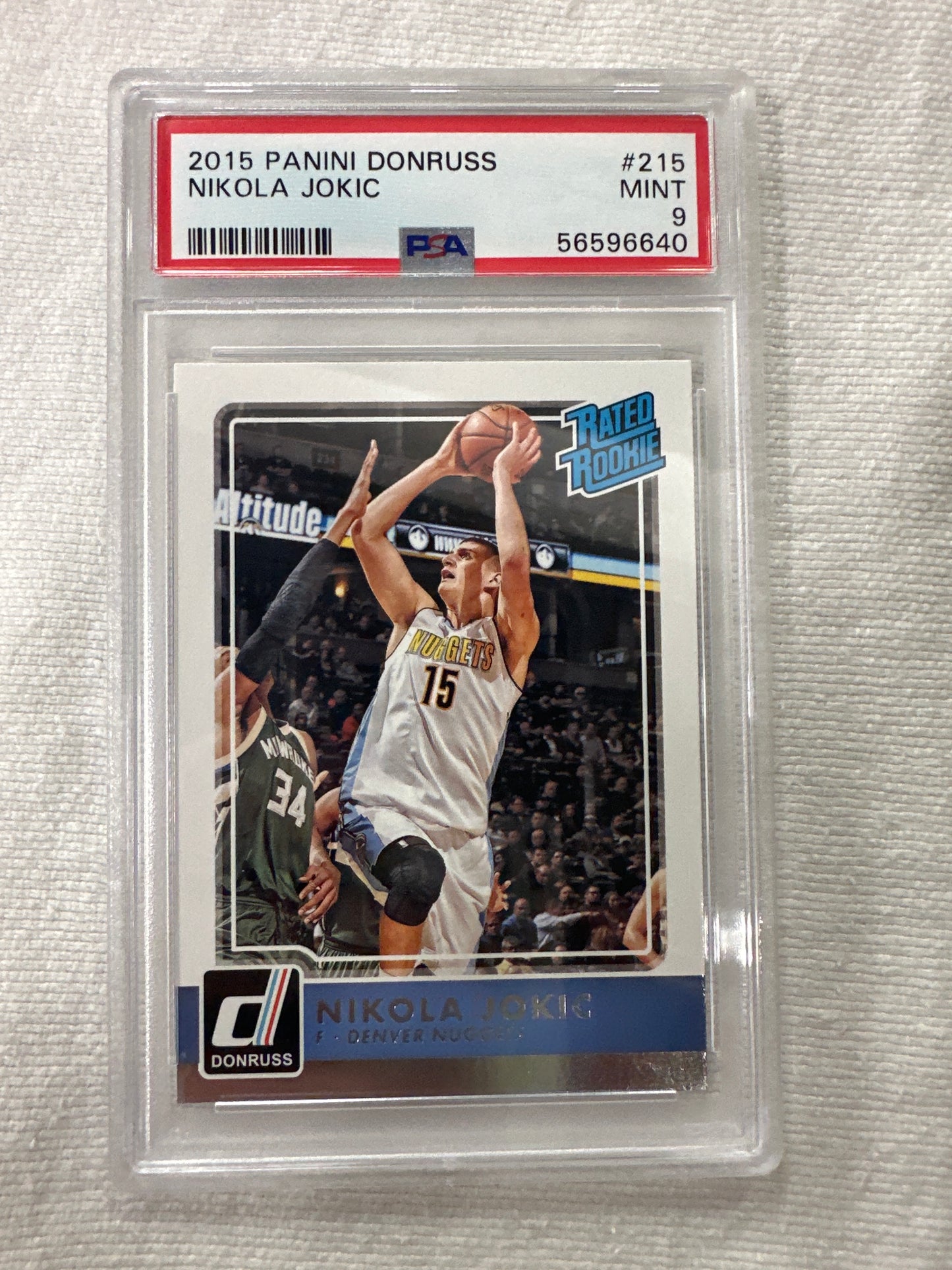 2015 Panini Donruss Nikola Jokic #215 PSA 9 Mint