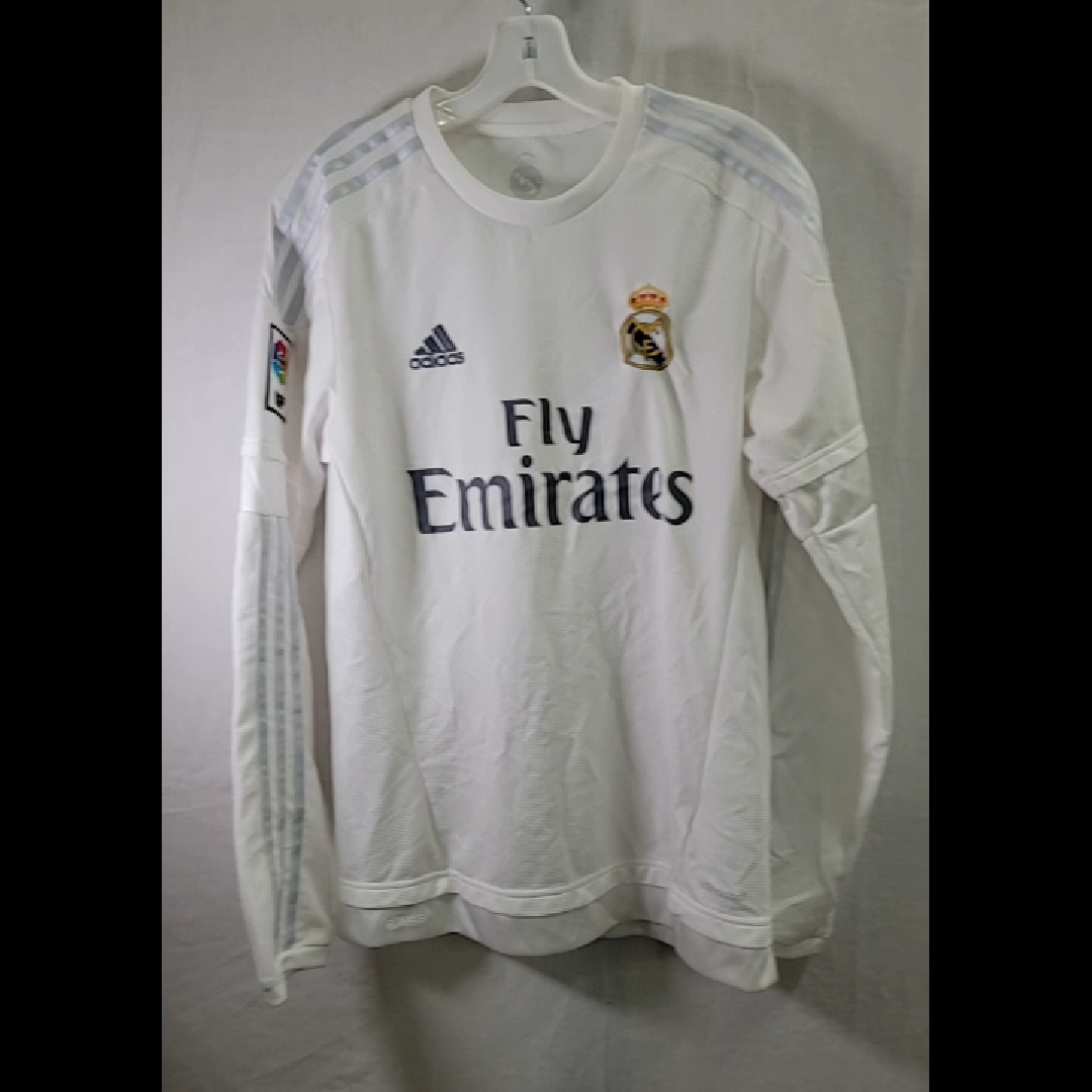 Adidas Real Madrid Fly Emirates Long Sleeve Shirt Size S