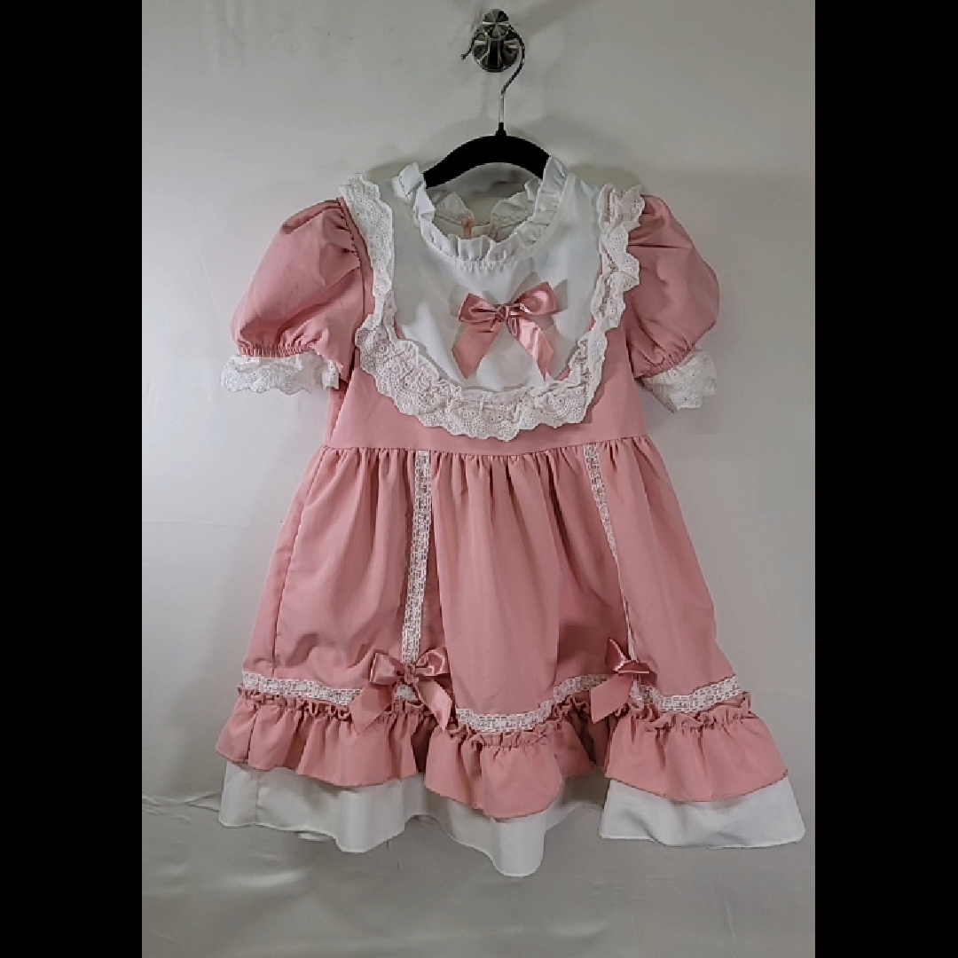 Adorable Pink Ruffled Dress for Kids by SHEIN