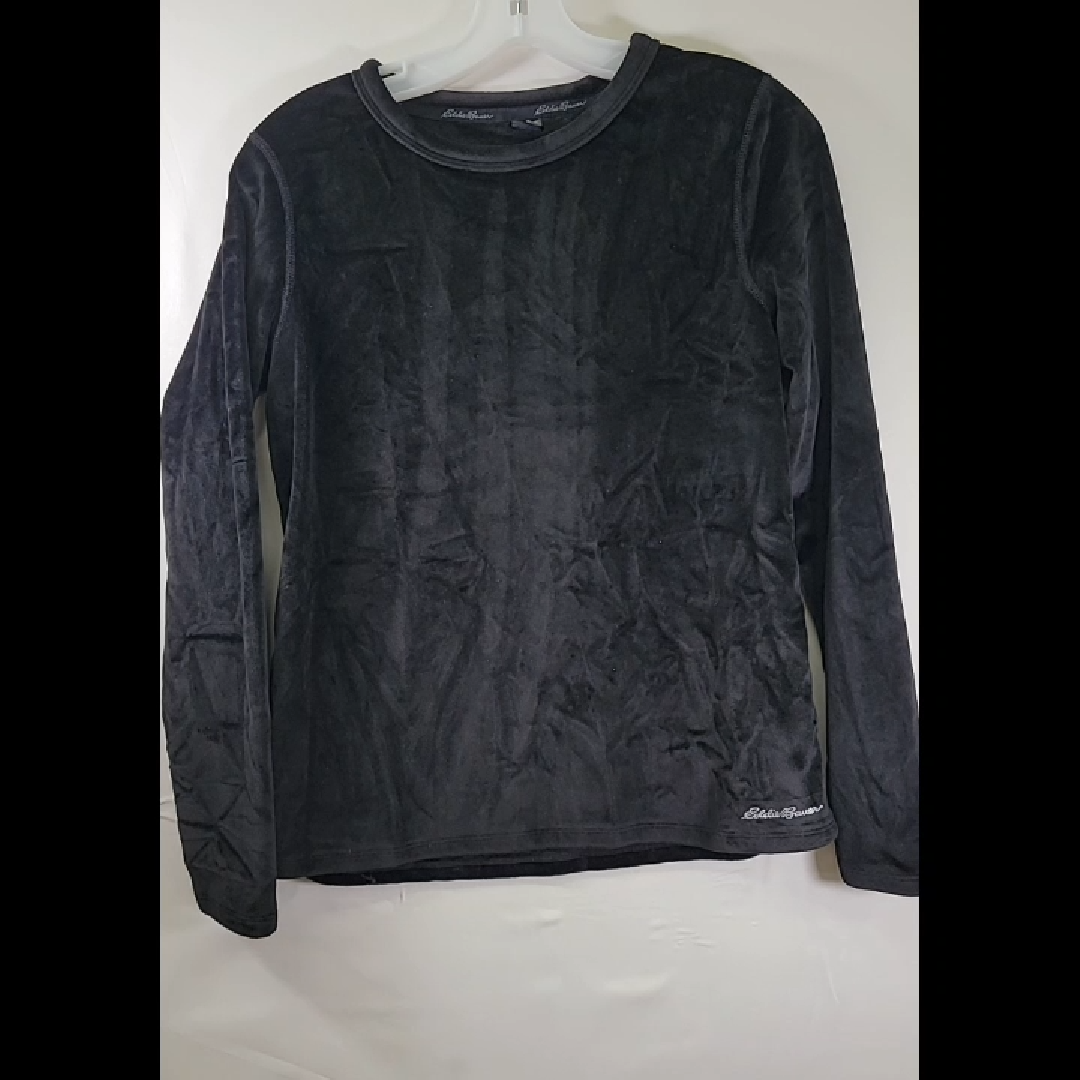 Eddie Bauer Black Long Sleeve Shirt Size XS