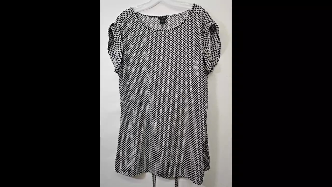 Ann Taylor Polka Dot Blouse Size M