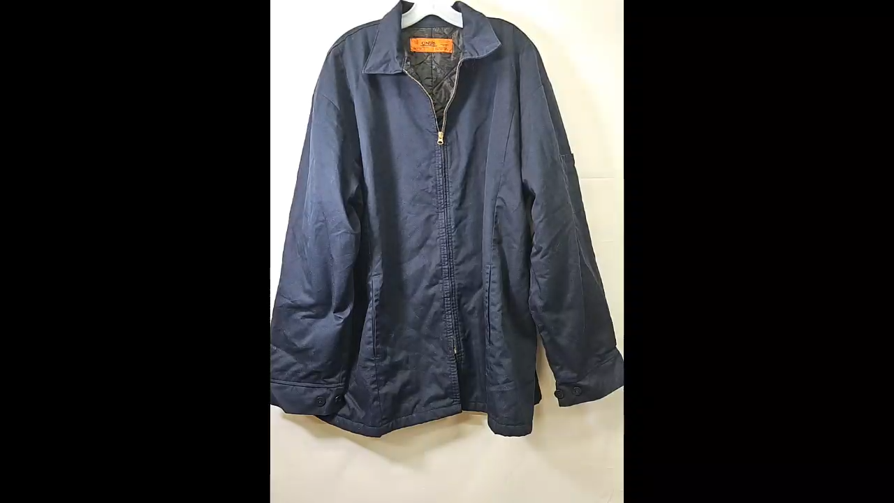 Blue Cintas Work Jacket Size XL