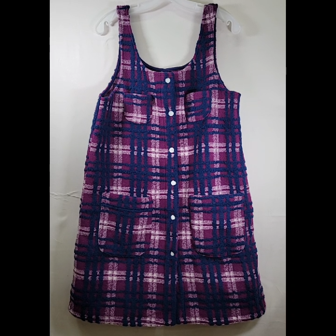 Anthropologie Carleen Plaid Sleeveless Dress Size S (NWT)