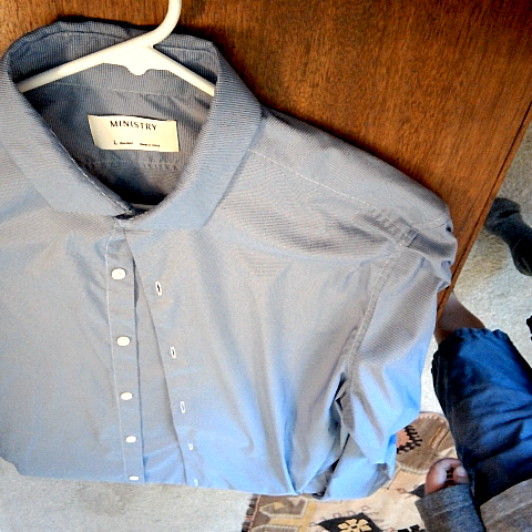 Ministry Men's Standard Button Up Shirt