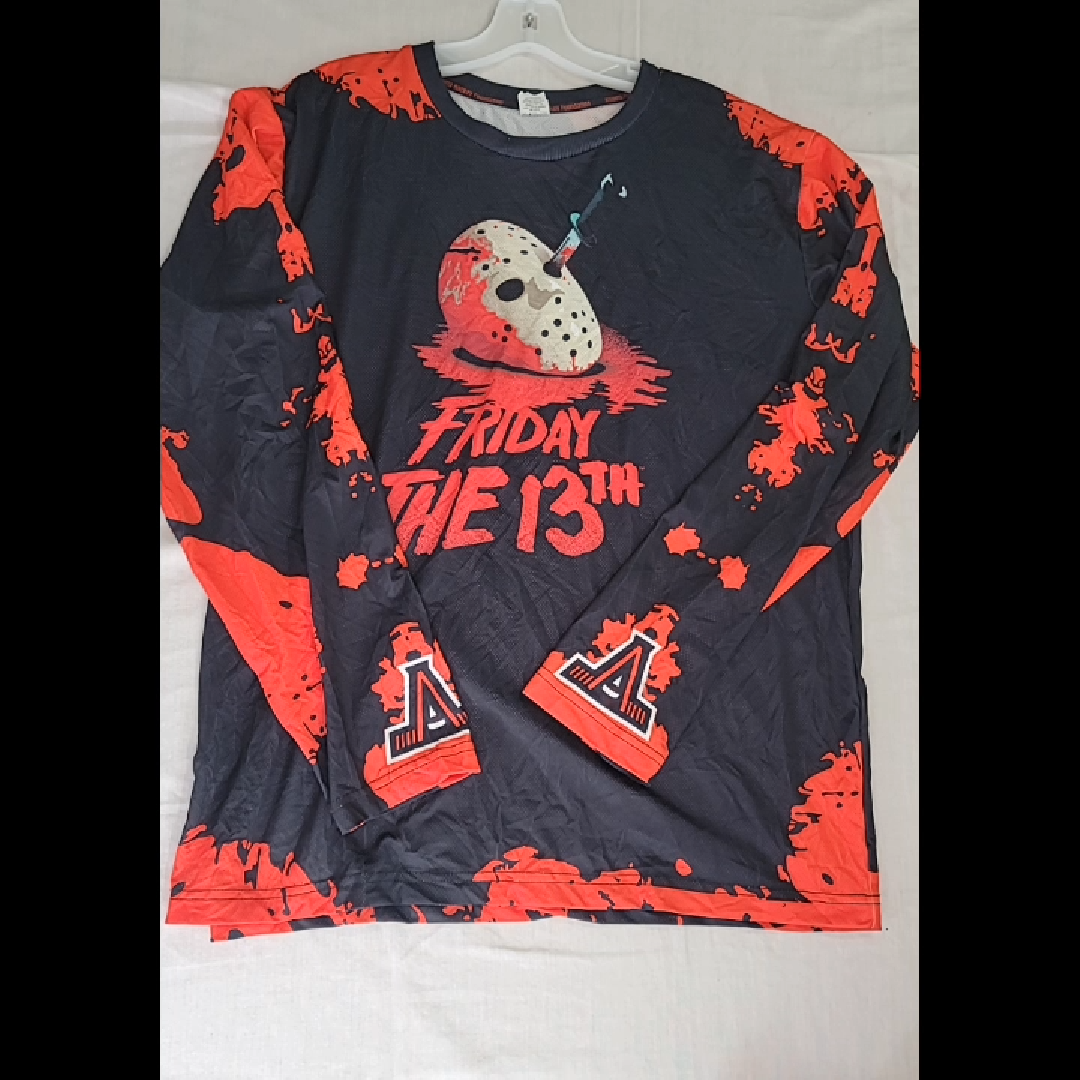 Friday the 13th XL Long Sleeve T-Shirt by Atlanta Hockey Foundation