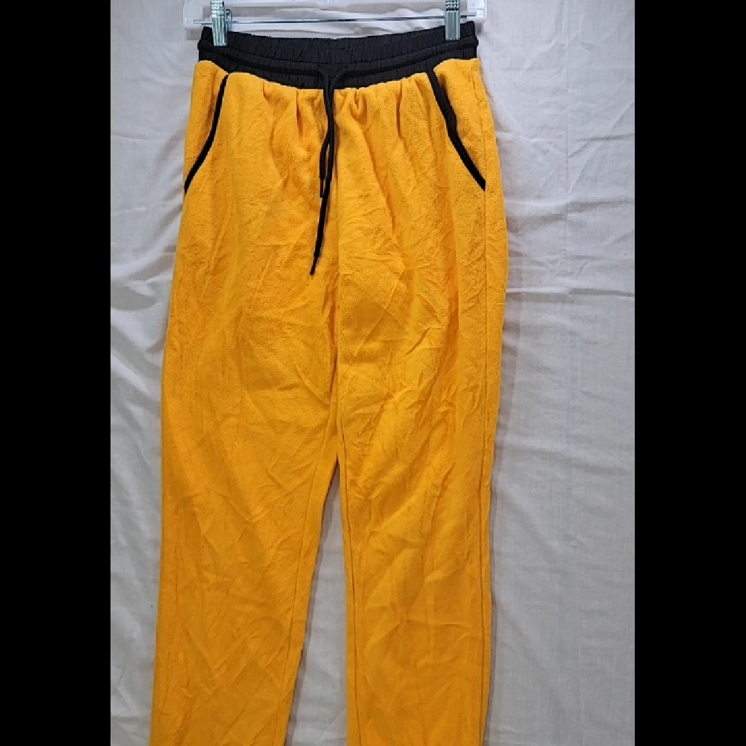 Forever 21 Men's Yellow Cotton Blend Sweatpants