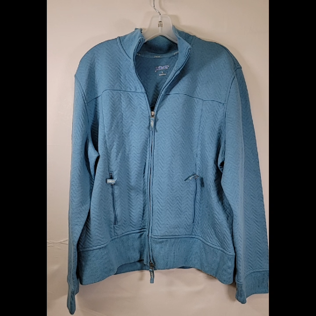 Pacer Blue Zip-Up Jacket