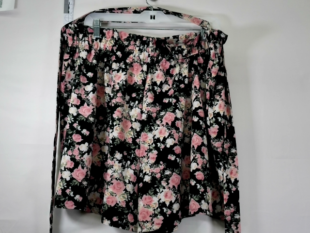 SHEIN Women's Ditsy Floral Shirred Loose Skirt Shorts Size 4XL