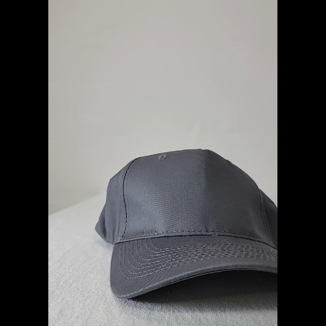 Stylish Black Fabric Cap