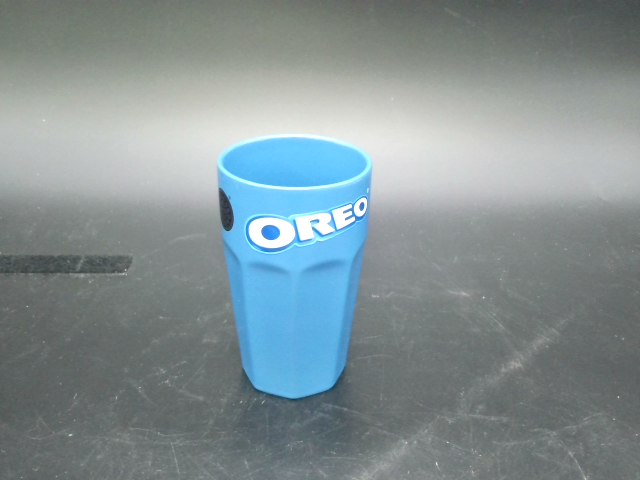 Blue Glass Oreo Cup