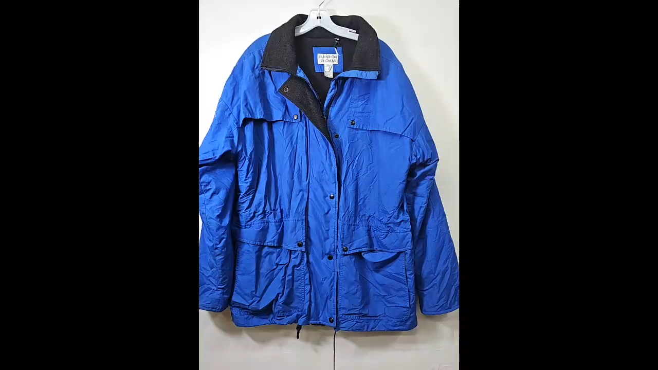 Brandon Thomas Blue Winter Coat Size L