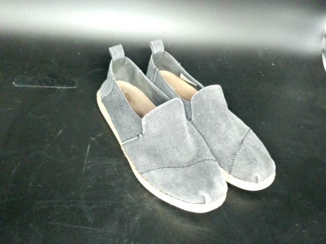 Toms Deconstructed Alpargata Rope Slip On Flat Knit Drizzle Gray Size 9.5