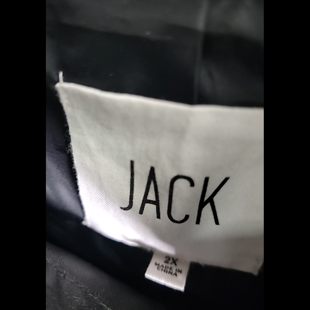 Jack Women's Faux Leather Moto Jacket Size 2X