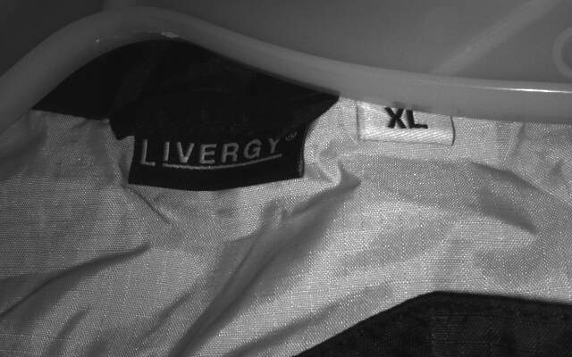 Livergy XL Black and Red Windbreaker Jacket