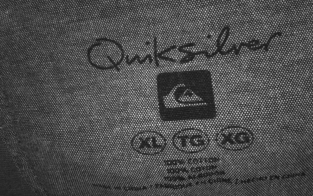 Quiksilver Men's Blue Striped Polo Shirt Size XL