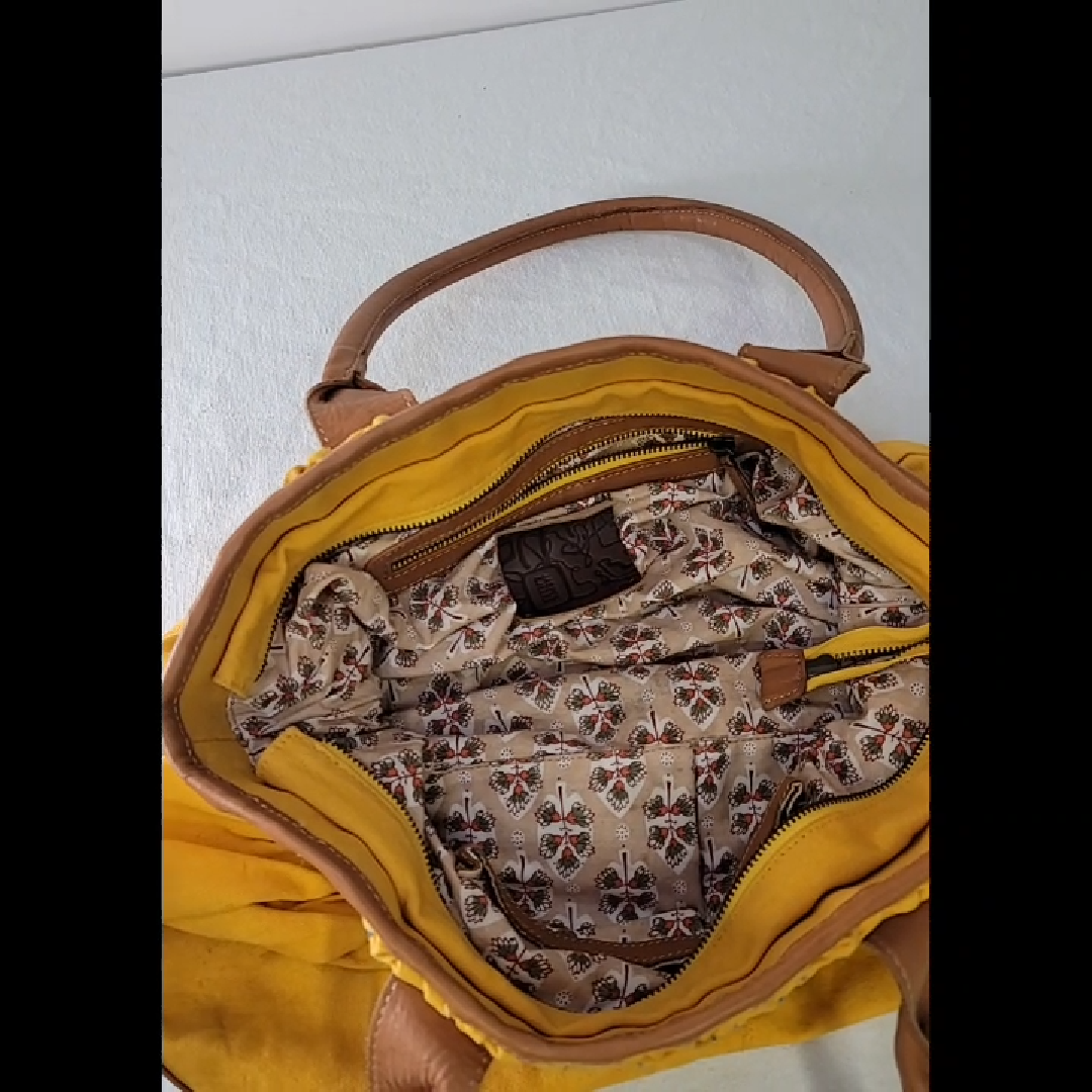 Jasper & Jeera Yellow Bag