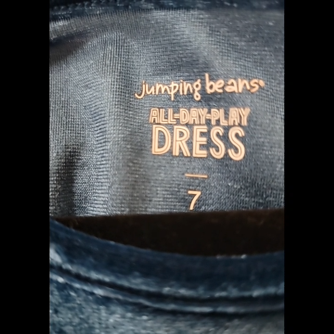 Jumping Beans All-Day Play Velvet Dress Size 7 YR