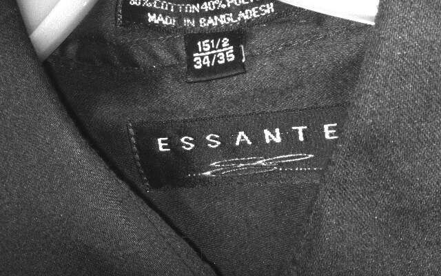 Essante Dark Green Long Sleeve Shirt - Size 15 1/2 34/35