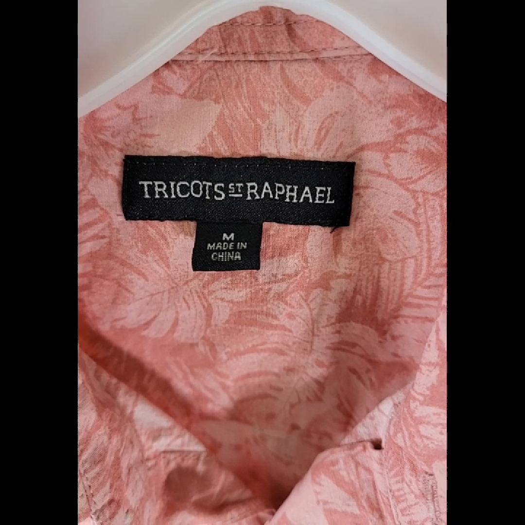 Floral Print Short Sleeve Shirt Size M