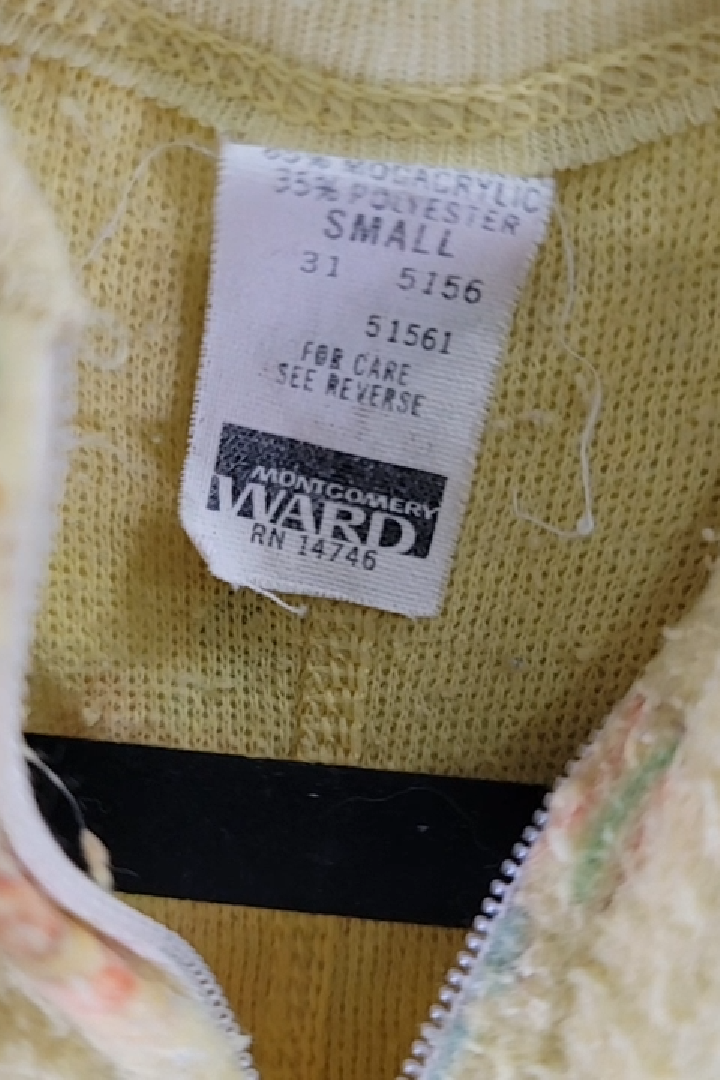 Vintage Montgomery Ward Onesie Size S