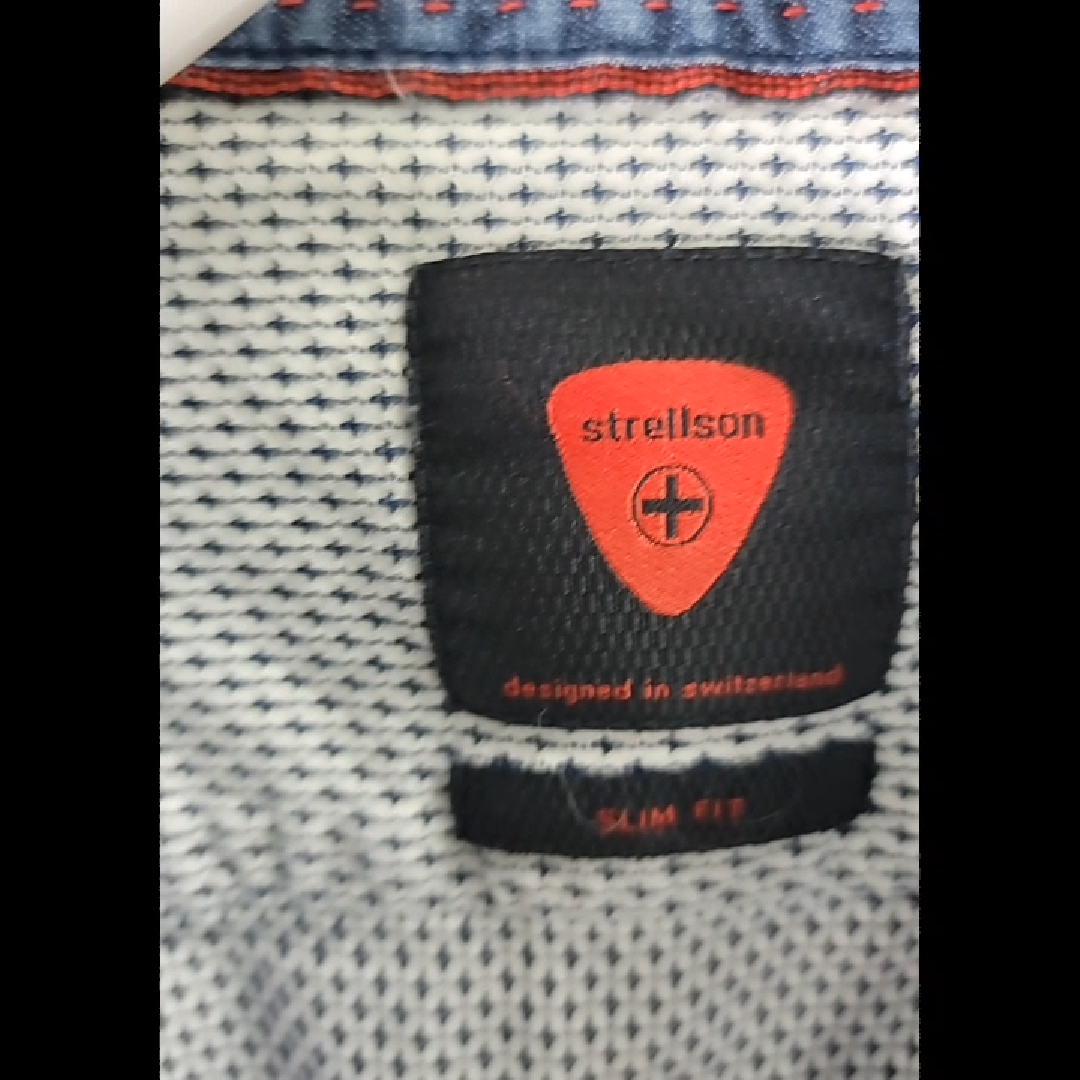 Strellson Slim Fit Button-Down Shirt Size XL