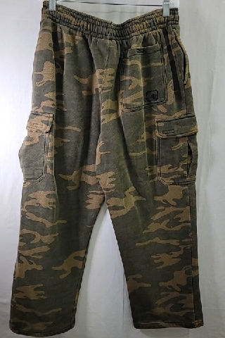 Vintage AND1 Basketball Men's Wide Leg Cargo Sweatpants Camo Size L