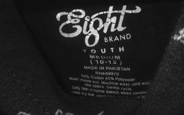 Eight Brand Youth Medium Black Hoodie Size M