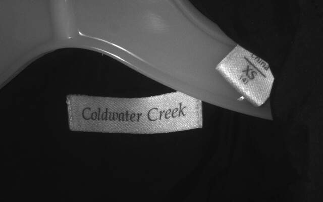 Coldwater Creek Black Quilted Vest - Size XS