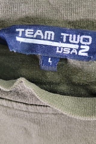 Team Two Olive Green Sweatshirt Men's Size L