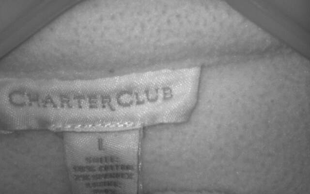 Charter Club Women's Beige Quilted Vest Size L