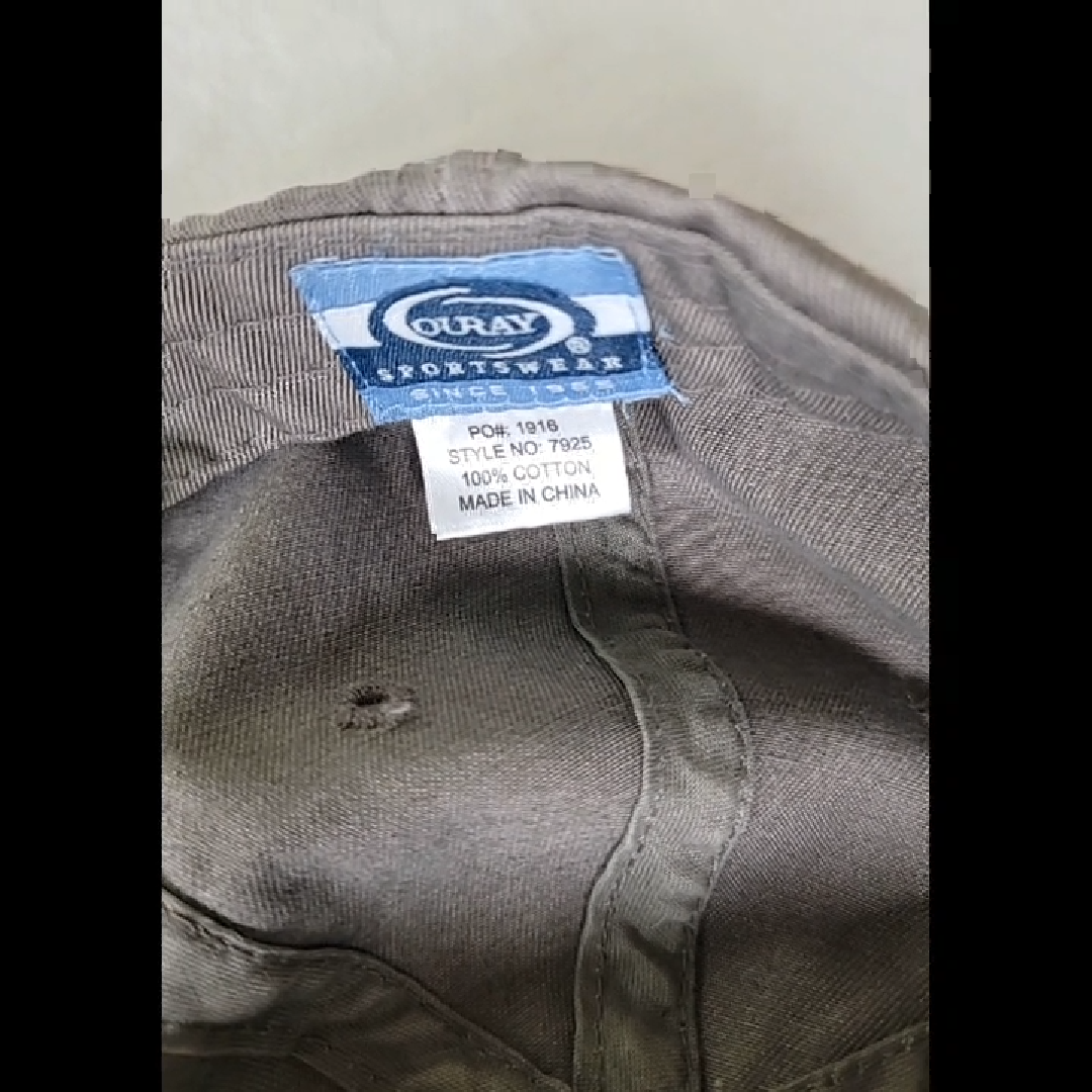 OUAY Gray Cotton Baseball Cap