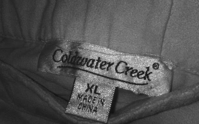 Coldwater Creek Women's Beige Cotton Blend Skirt Size XL