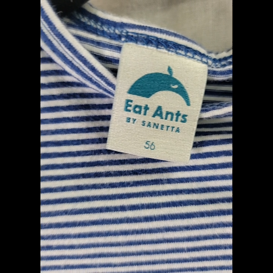 Eat Ants by Sanetta Striped Baby Top Size 3 MO