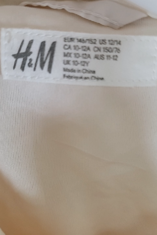 H&M Cozy Sherpa Jacket with Hooded Ears Size Kid's L (12)
