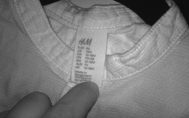 H&M 18M White Button-Up Shirt