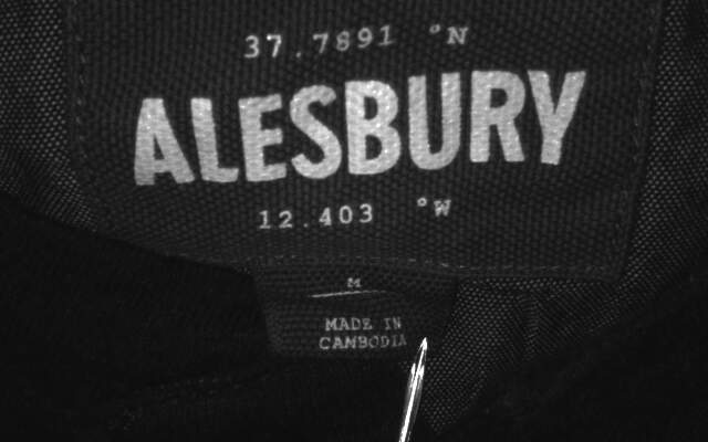 Men's Alesbury Long Sleeve Henley Shirt in Dark Blue Size L
