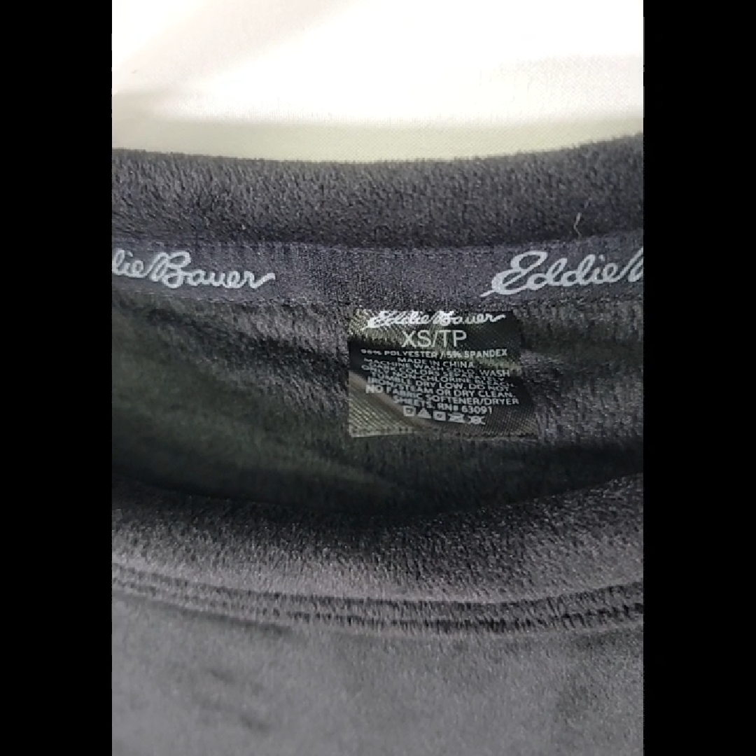 Eddie Bauer Black Long Sleeve Shirt Size XS