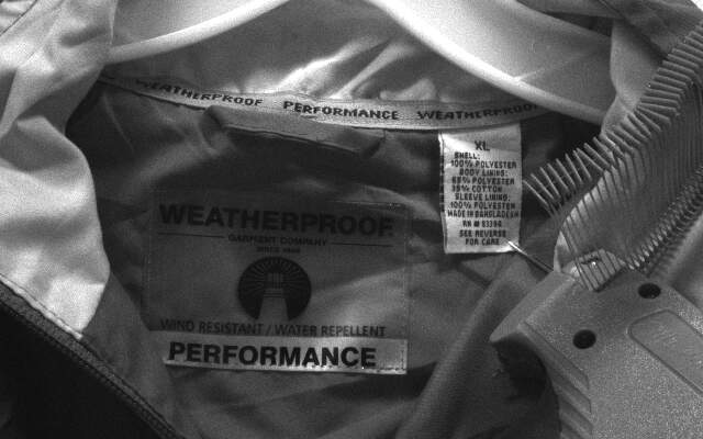 Weatherproof Performance Light Blue Jacket Size XL