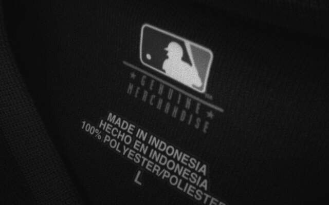 MLB Colorado Rockies Black and Purple Jersey - Size L