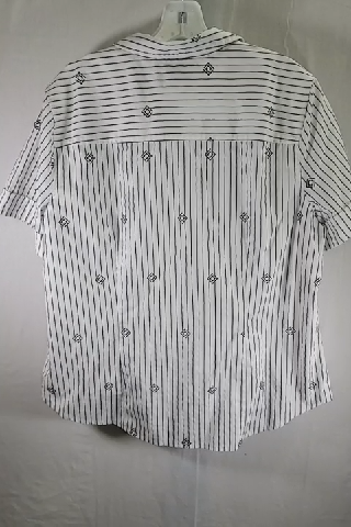 Liz Claiborne Cotton Striped Top Size XL